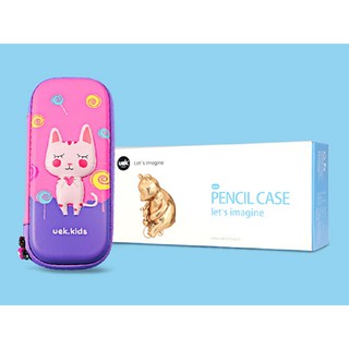 Hộp bút UEK Mèo tím size nhỏ