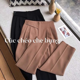 Quần baggy 2 khuy lệch