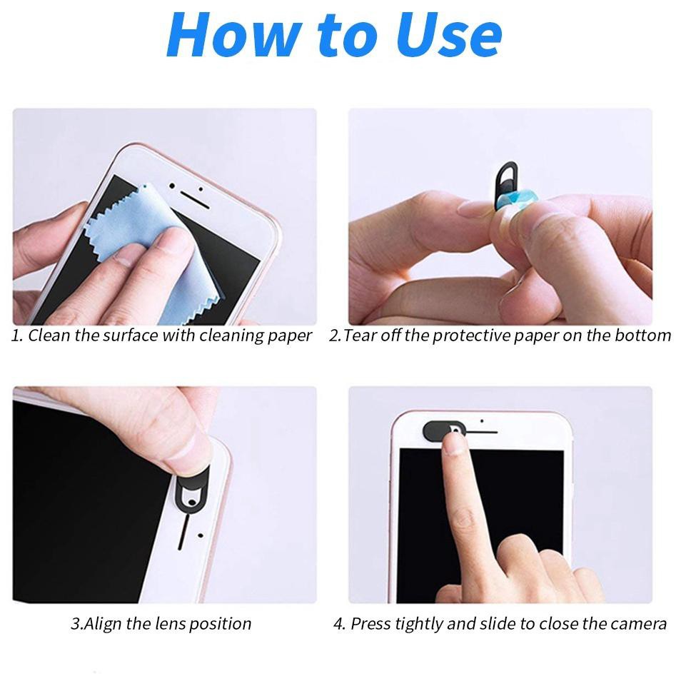 Vỏ Bọc Camera Kèm Hộp Đựng Cho Ipad Laptop Pc Macbook Tablet 7zl | BigBuy360 - bigbuy360.vn