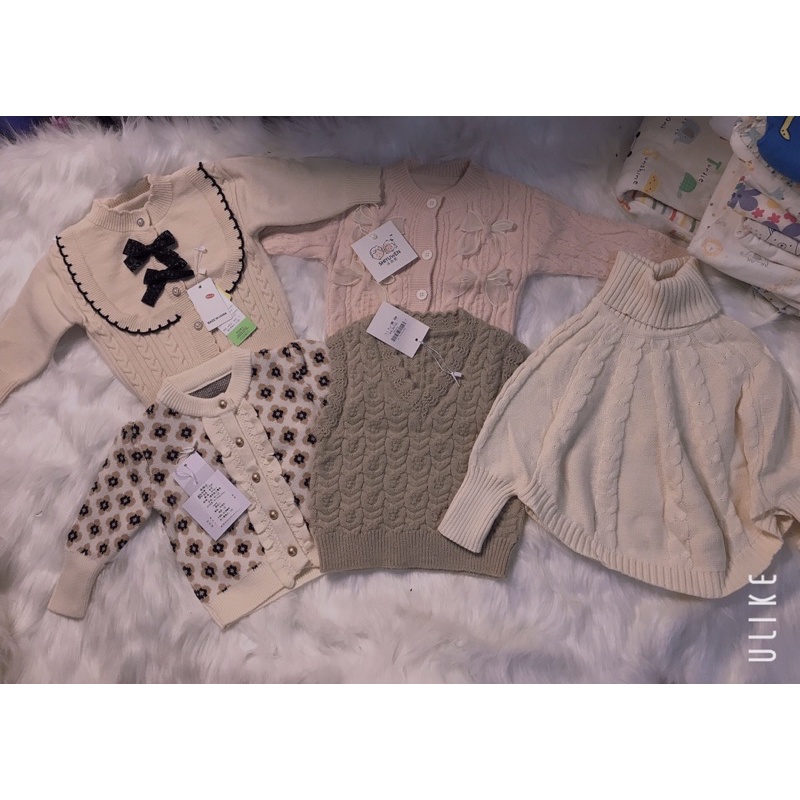 Set gile hoạ tiết quần jean mềm cho bé gái