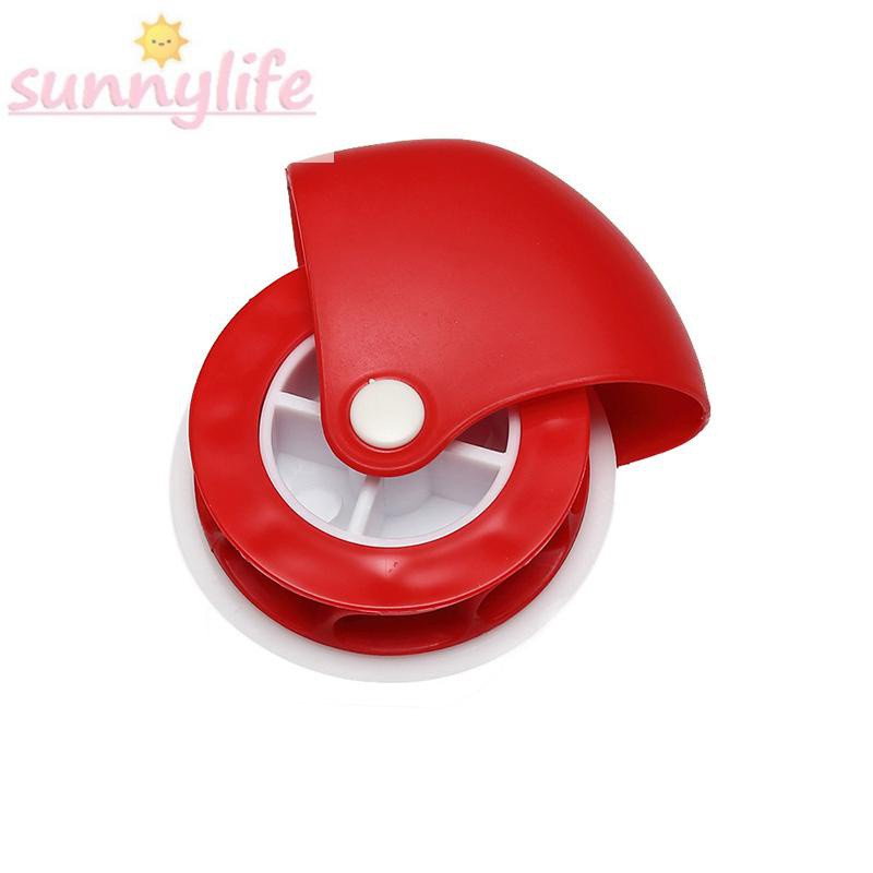 Useuful 1pcs Pizza Wedge Decorator Cutter Roller Plastic Pastry Cutting Wheel