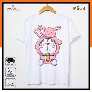 [5 MẪU] ÁO THUN UNISEX DORAEMON CUTE