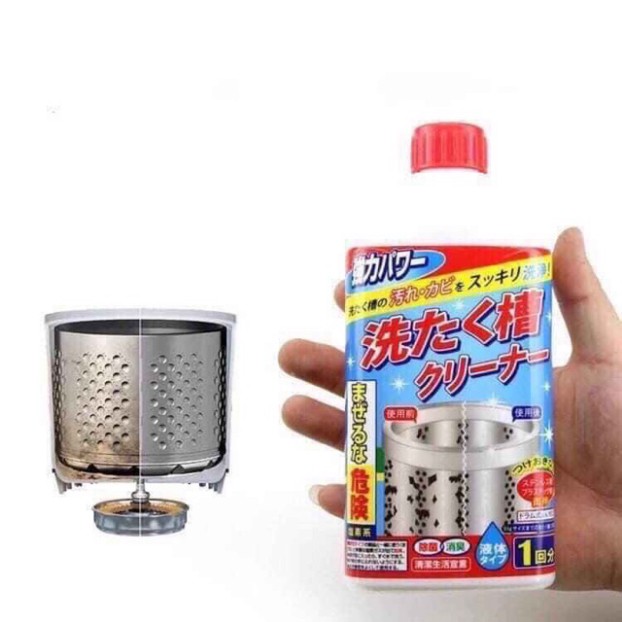 NƯỚC TẨY VỆ SINH LỒNG MÁY GIẶT NHẬT BẢN