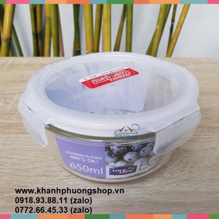Hộp thủy tinh lock&lock 650ml - hộp thủy tinh lock&lock