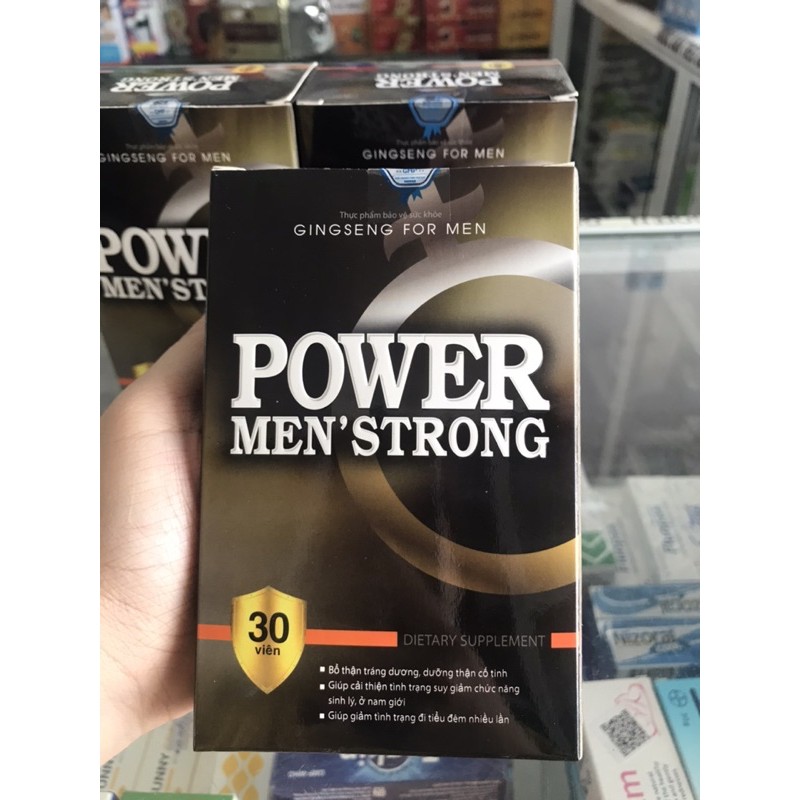 BỔ THẬN POWER MEN’STRONG ( Lọ 30 viên) - GIÚP BỔ THẬN TRÁNG DƯƠNG, GIẢM TIỂU ĐÊM