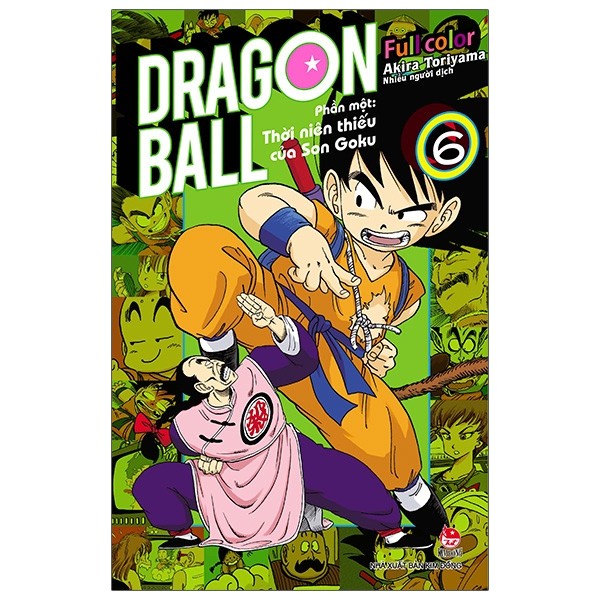 Sách - Dragon Ball Full Color - Phần một: Thời niên thiếu của Son Goku T6 - 8935244844252