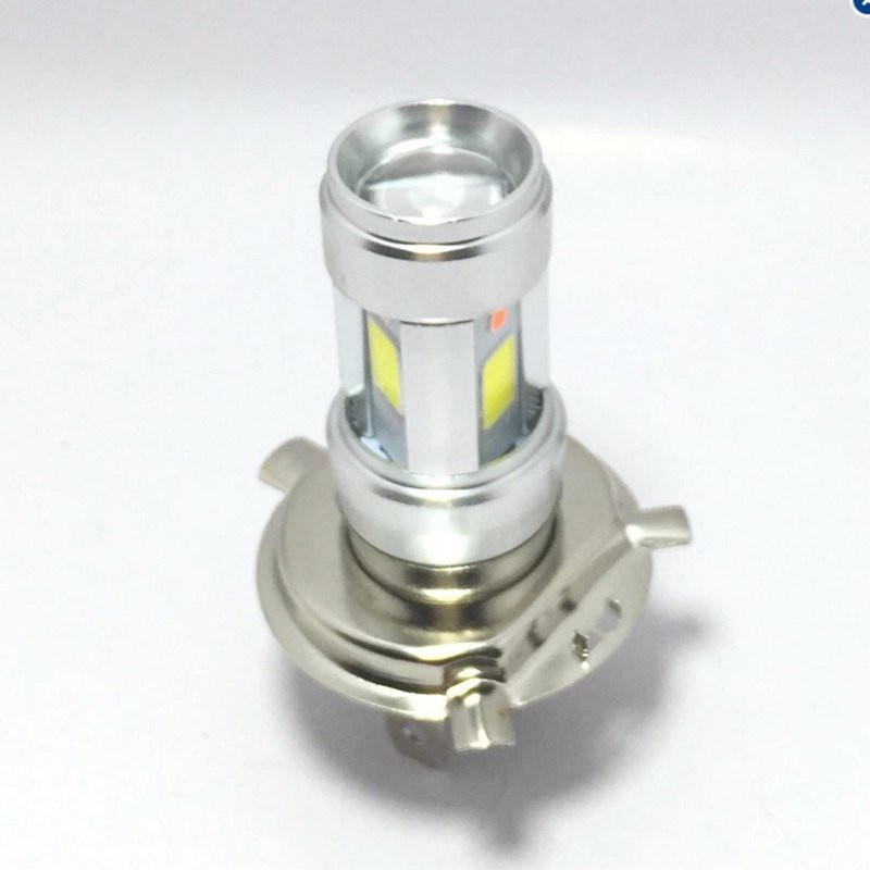 Đèn Pha Xe Máy Mô Tô Cao Cấp, Đèn Cos Led Pha Moto 3 Chân RTD H4/E01C Siêu Sáng, Độ Bền Cao