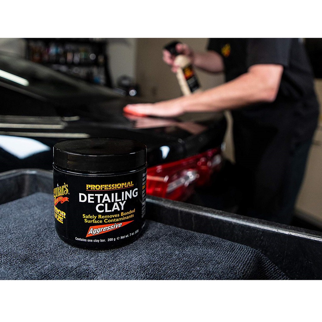 Meguiar's Đất set tẩy bụi sơn chuyên dụng loại tẩy mạnh - Detailing Clay Agreesive - C2100, 200 g