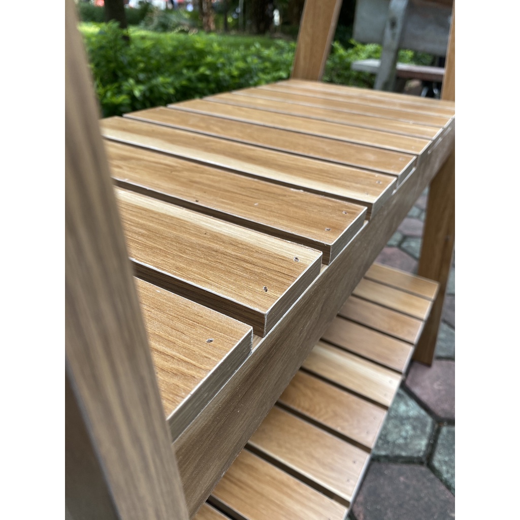 Kệ Gỗ Treo Quần Áo 2 Tầng Gỗ MDF - Giá treo quần áo DVN_SHOPHOUSE chống mối mọt ẩm mốc - Bảo hành 12 tháng