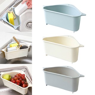 Kệ Giỏ Góc Tam Giác Để Bàn, Treo Bồn Rửa Bát Giúp Chặn Lọc Giữ Toàn Bộ Rác Thải, Thức Ăn Không Rơi Vào Lỗ Thoát Nước