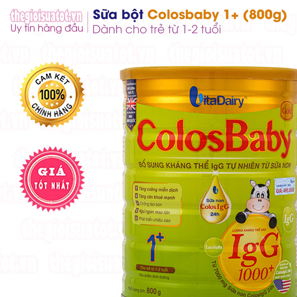 Sữa bột Colosbaby 1+ Sữa non Cao cấp  800g