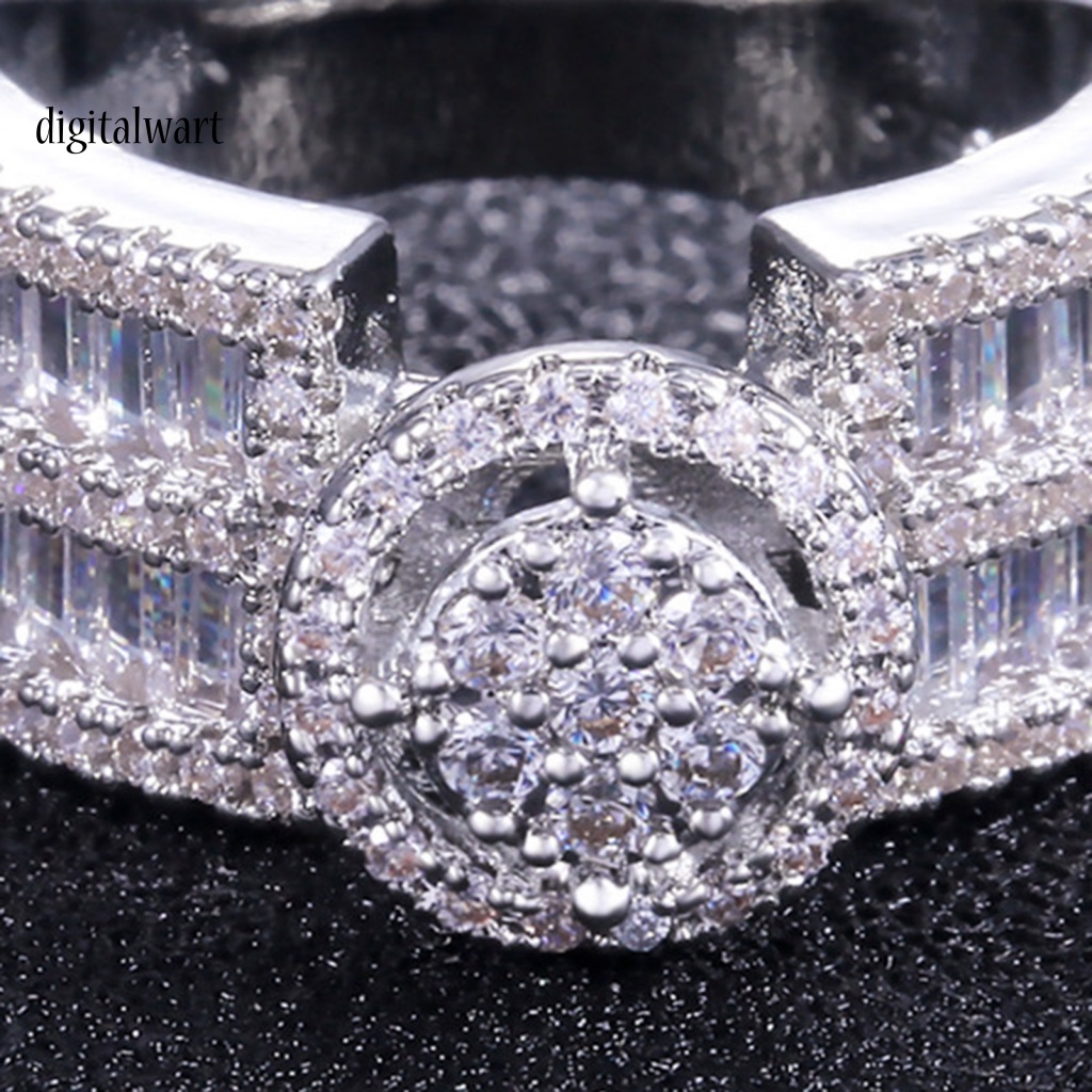 Kỹ Thuật Số| Nhẫn Đính Hôn Nữ Mặt Đá Zircon