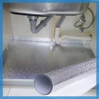 Giấy bạc dán tường bếp, kệ bếp đa năng