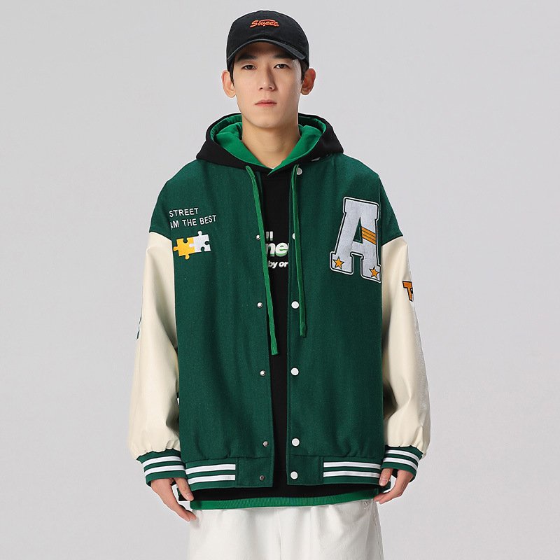 Áo khoác bomber chữ A , áo bomber nam nữ chất nỉ ngoại siêu chất 2022