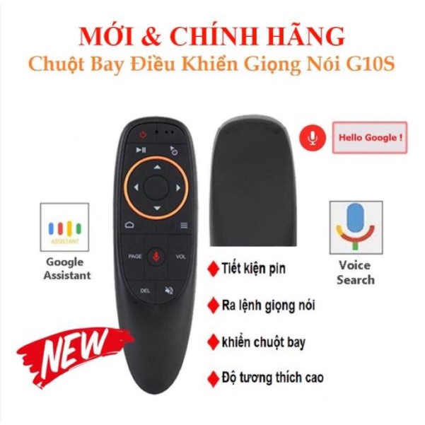 Chuột bay G10S điều khiển giọng nói cho SmartTV, TV Box, PC- Chuột bay G10S SmartTV