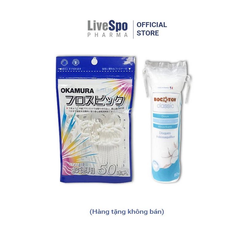 [HB GIFT] Combo 1 Tăm chỉ nha khoa Okamura và 1 Túi Bông Tẩy Trang BOCOTON (80 miếng)