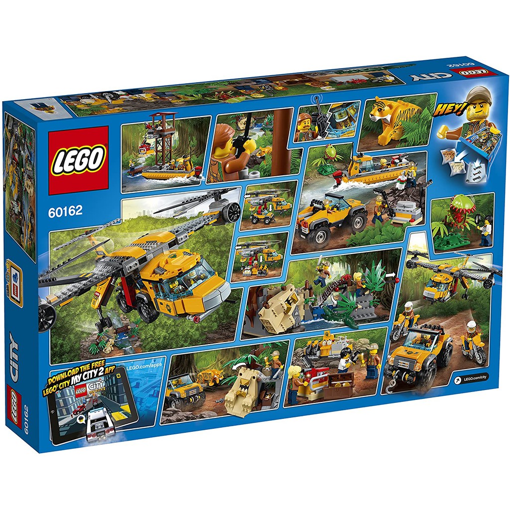 LEGO City 60162 Máy Bay Trực Thăng Vận Chuyển Rừng