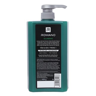 Sữa tắm gội Romano Classic
