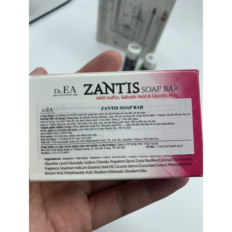 Dr.EA Zantis soar Bar mụn lưng, mụn ngực, viêm nang lông