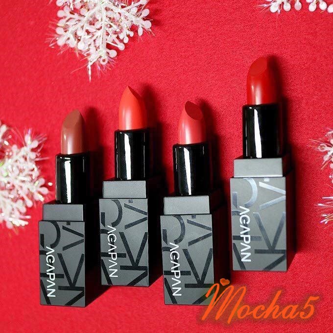 Son thỏi lì Agapan Pit A Pat Matte Lipstick 01-13 đủ màu lên chuẩn màu và mịn môi