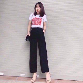 quần vải suông cao cấp