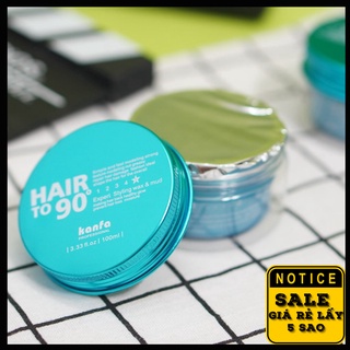 Sáp Vuốt Tóc Nữ Hairto90 Kanfa 80G ( giữ nếp 12-14h) giả uốn, uốn, tóc mai, tomboy dùng 8 - 10 tháng  | royal