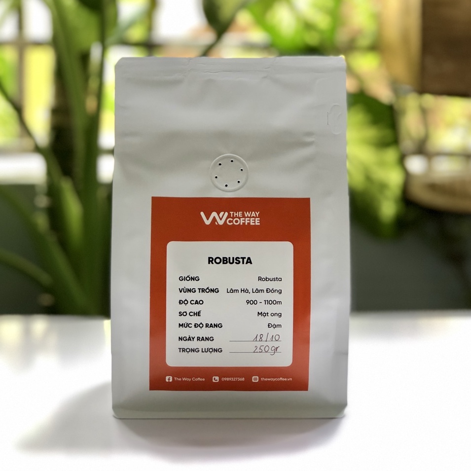 Cà phê hạt rang mộc Premium Robusta