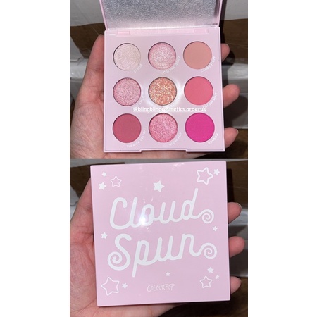 Phấn Colourpop 9 ô màu Cloud Spun, Lilac, Mint, On Cloud Blue  KHÔNG HỘP | BigBuy360 - bigbuy360.vn