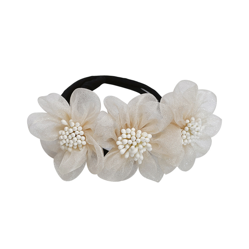 Kẹp Tóc Hình Hoa Màu Hồng Tím