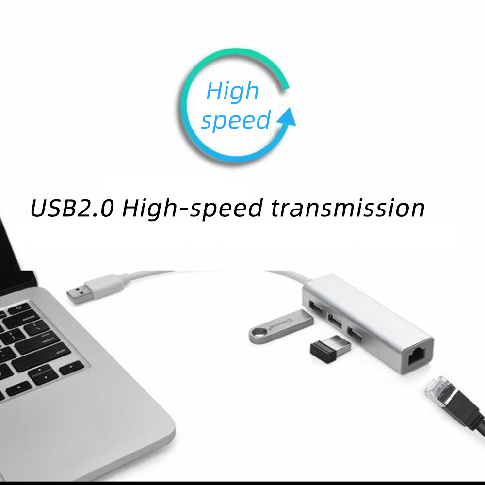 Cáp Chuyển Đổi Type C Sang Usb Rj45 Cho Macbook Pc