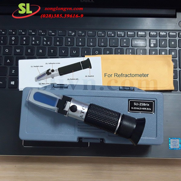 Khúc xạ kế đo độ ngọt/ độ cồn sli-25brix