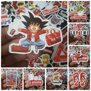 [KHÔNG ƯNG ĐỔI TRẢ] BỘ STICKER SUPREME CAO CẤP 25 CHIẾC- Dùng dán Xe, dán mũ bảo hiểm, dán Laptop...