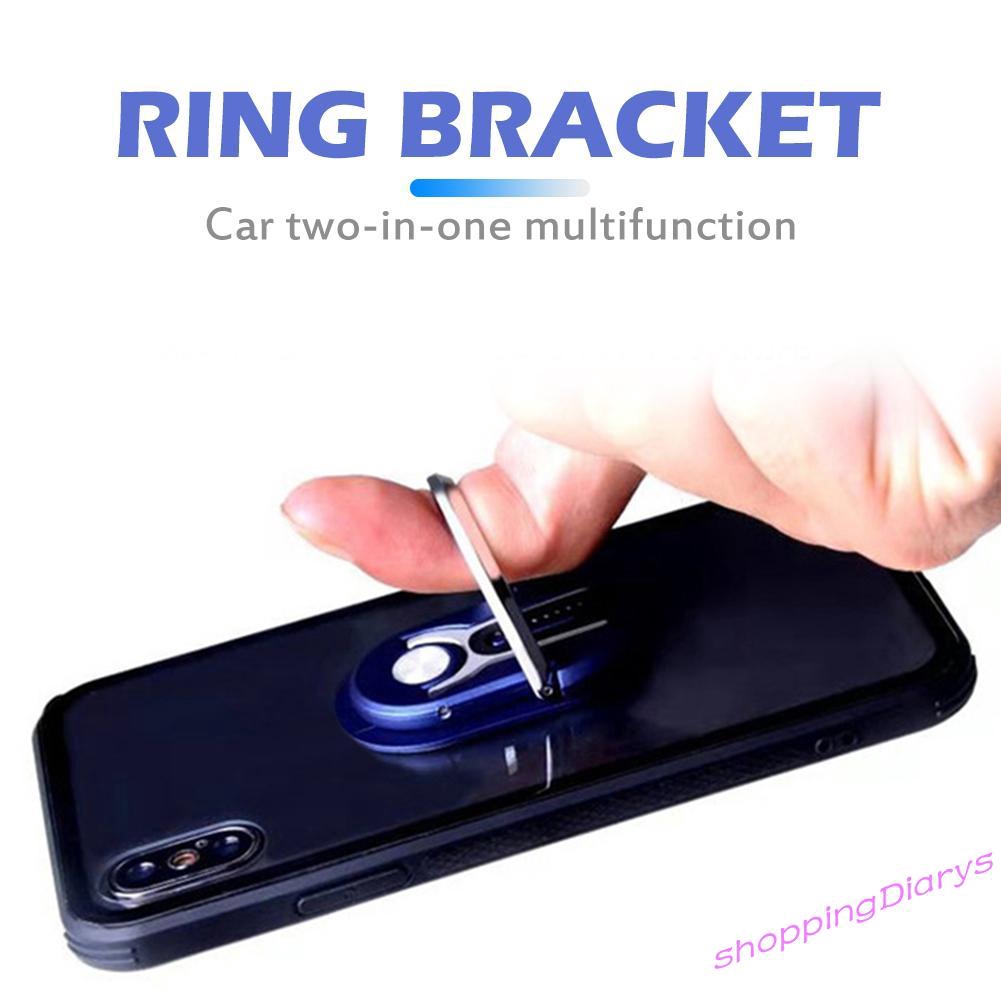 ☺  2 in 1 Phone Holder Car Air Vent Mobile Phone Mount Finger Ring Phone Stand