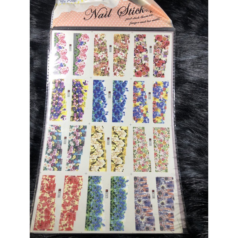 sticker trang trí móng