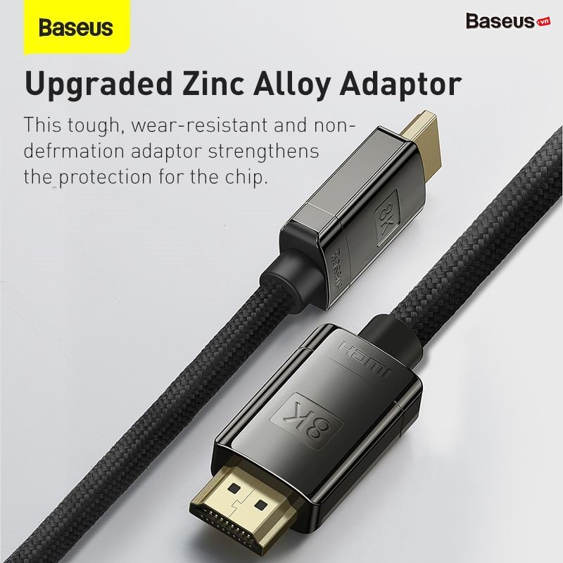 Cáp HDMI 2.1 8K Baseus High Definition Series HDMI 8K to HDMI 8K Adapter Cable