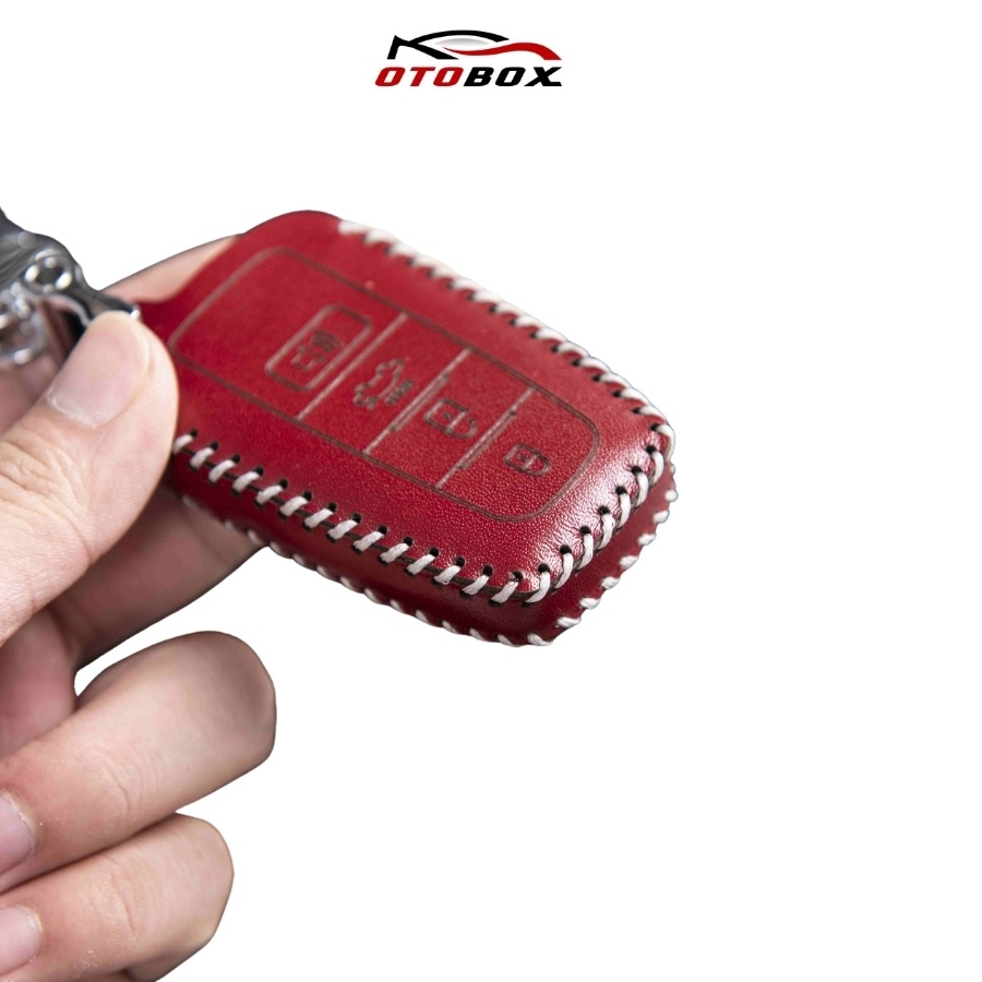 Bao da chìa khóa ô tô xe hơi Toyota cross, camry bọc bảo vệ chìa khóa smartkey chống xước chính hãng OTOBOX