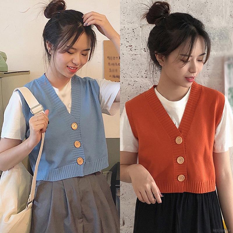 Áo khoác ghi le dệt kim cổ chữ V thanh lịch | BigBuy360 - bigbuy360.vn