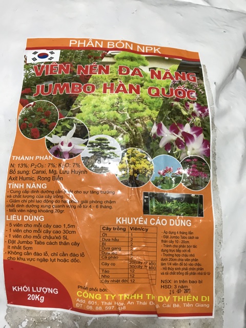 1 Kg - PHÂN TAN CHẬM HẠT BÀNG NPK 13-7-7 HÀN QUỐC. XEM KỸ HƯƠNG DẪN SƯ DỤNG!!.