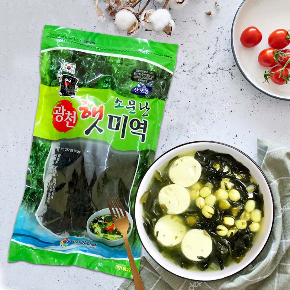 Rong Biển Khô Nấu Canh 100g Chợ Quê