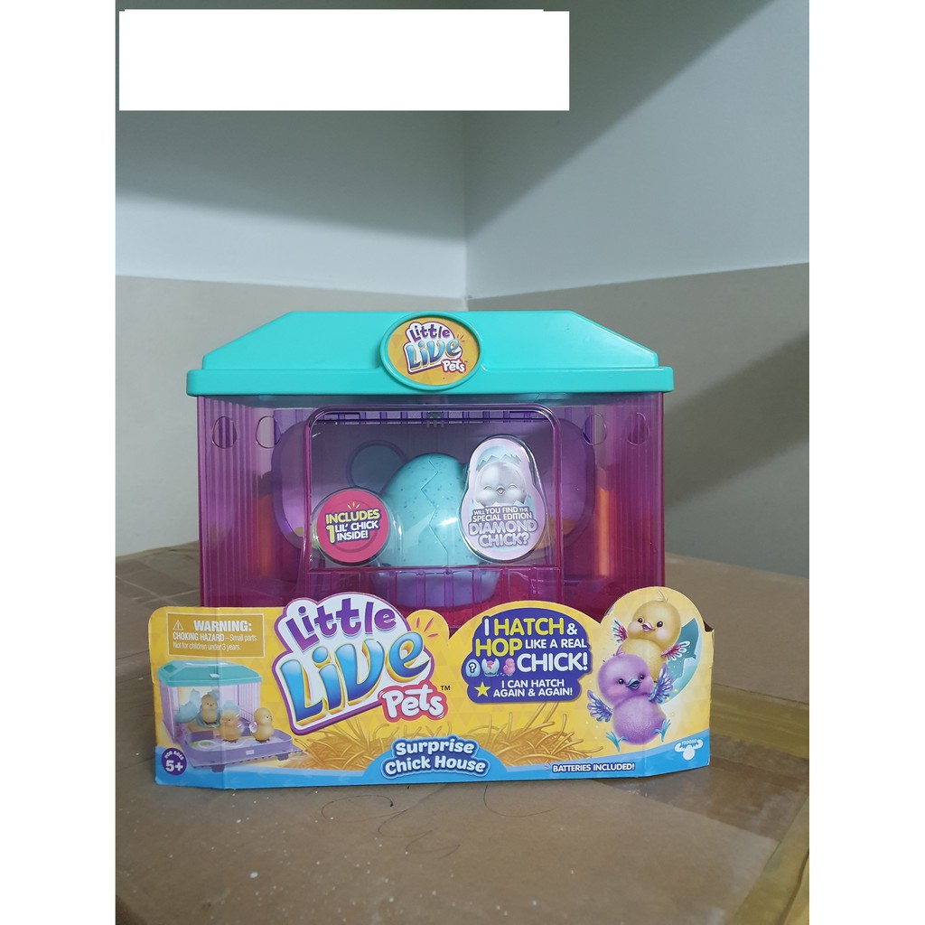 Đồ chơi Gà con cảm ứng thu âm sống động trong lồng Little Live Pets - Season 2