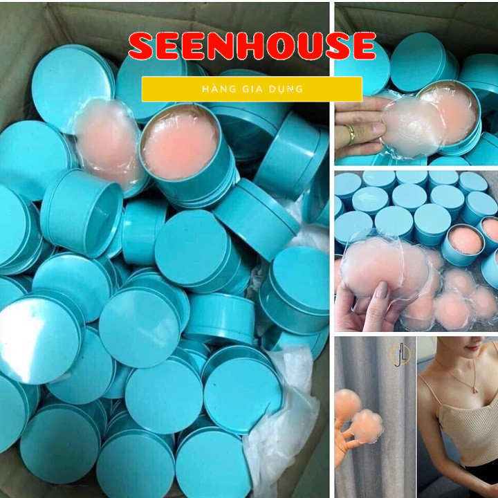 Hộp 5 Đôi Dán Nhũ Hoa Silicon Dùng Nhiều Lần Cực Đẹp