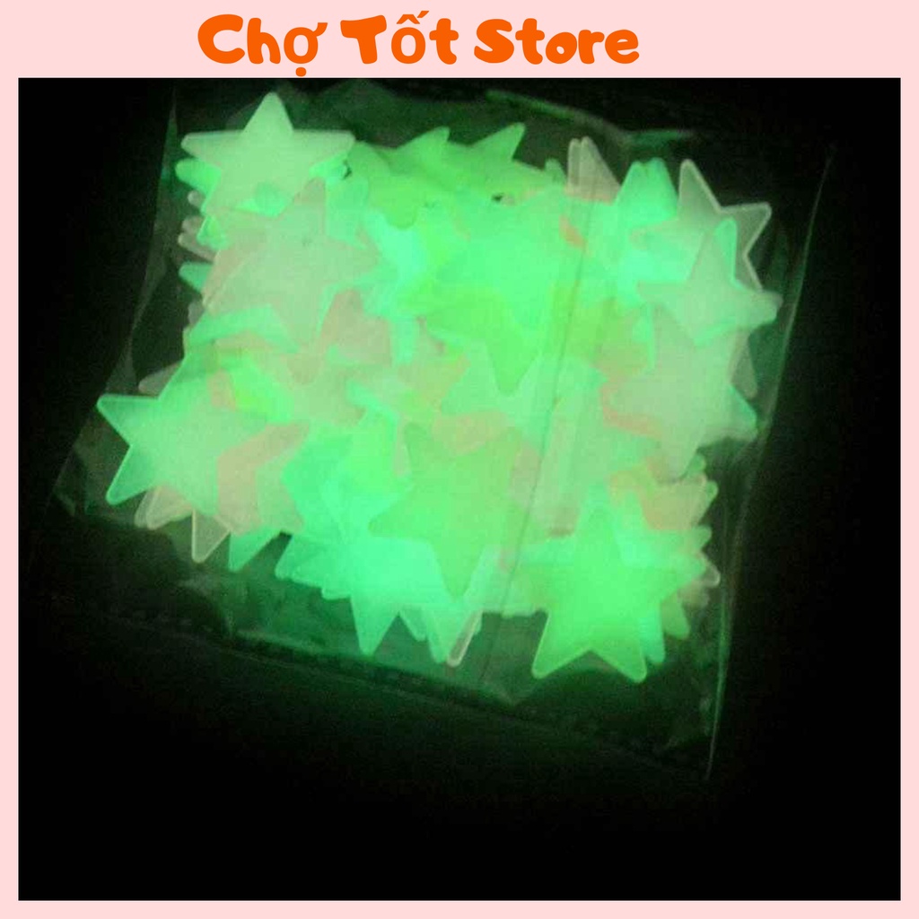 Gói 95 - 100 Ngôi Sao Dán Tường 3cm 1588 Chợ Tốt Store
