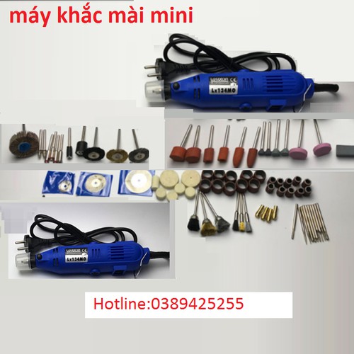 Máy mài khắc mini + bộ phụ kiện 92 chi tiết