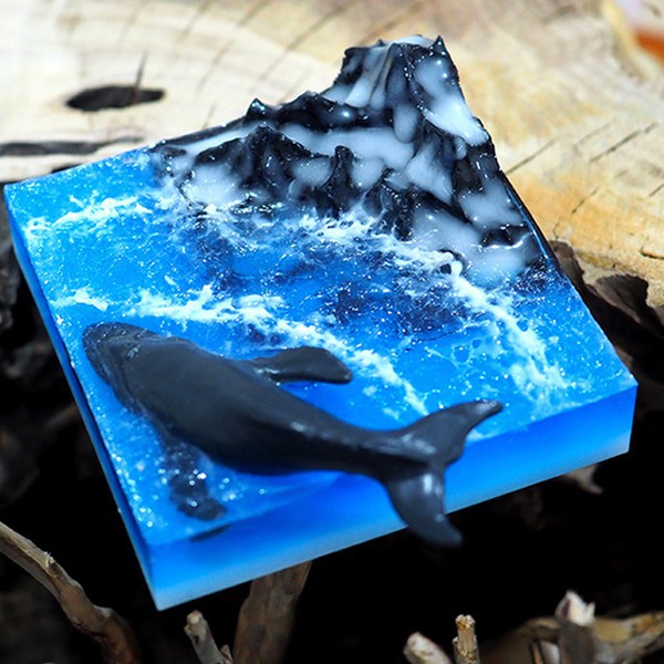 Keo tạo hiệu ứng sóng biển, gợn nước cho mô hình tiểu cảnh, sản phẩm epoxy resin