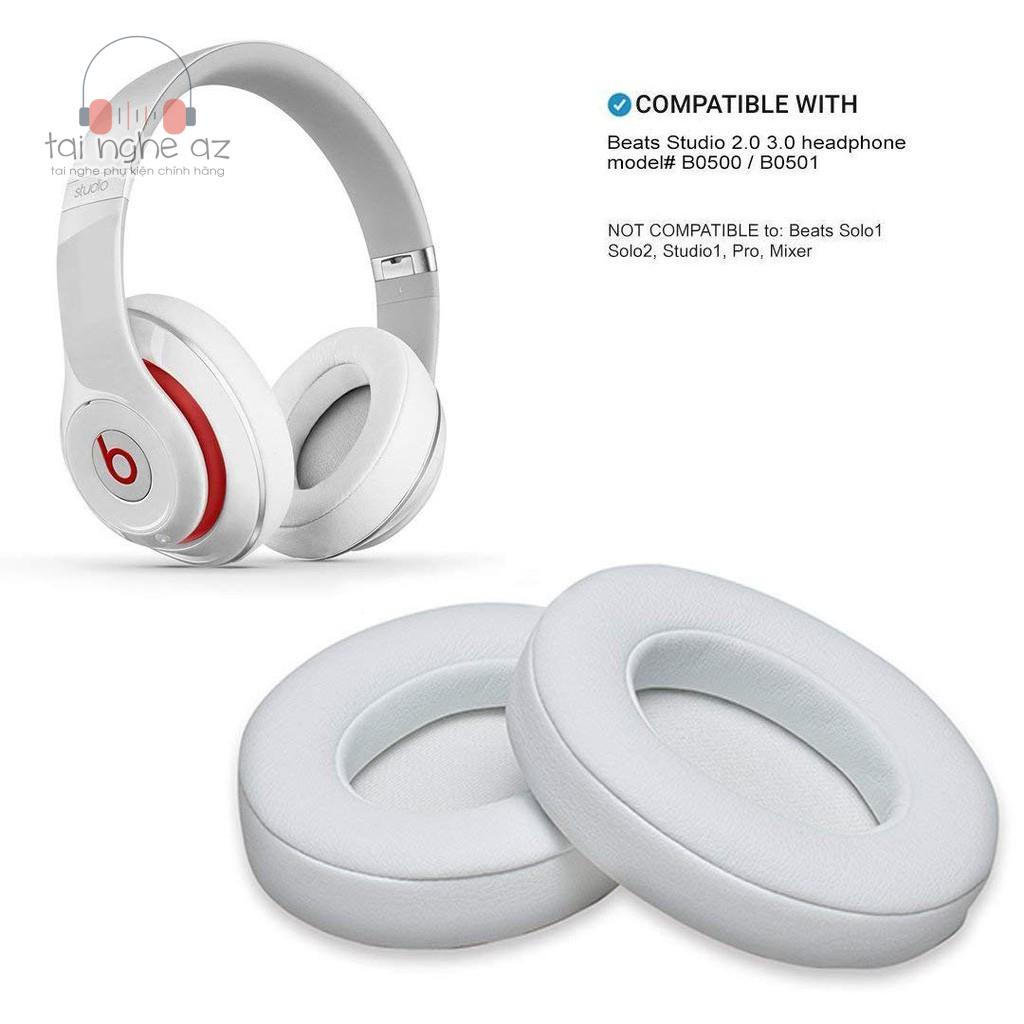 Mút đệm tai nghe thay thế cho Beats studio 3 da cao cấp - Bộ Pad thay thế cho headphone cao cấp, mềm mại- Tai nghe AZ