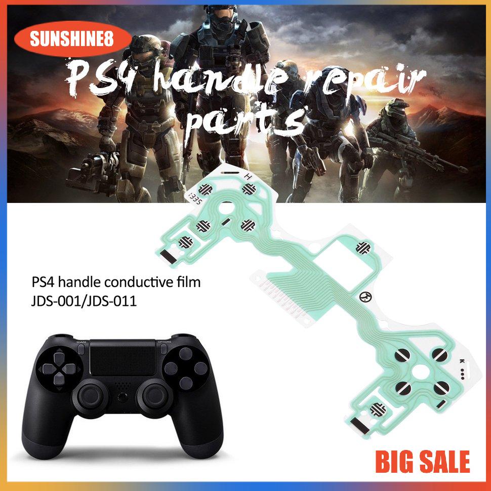 【SUN】Conductive Film Replacement Controller Button Ribbon Circuit Board For PS4