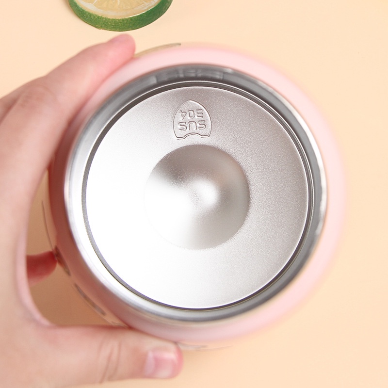 Bình giữ nhiệt cute inox 304 1000ML Daisy Decor bình nước cho bé - có dây đeo và sticker 2D