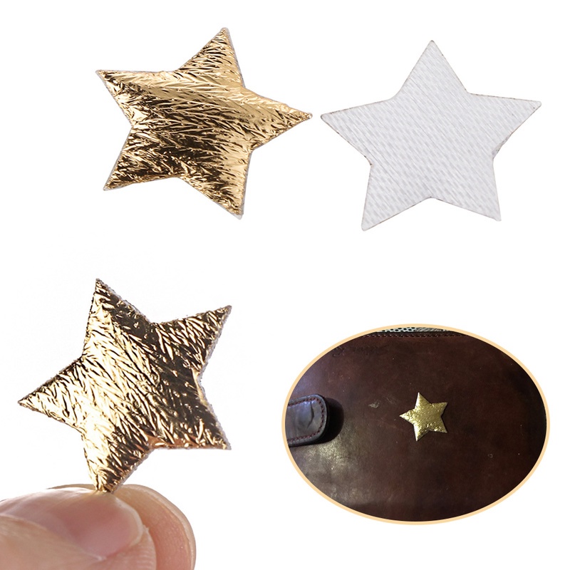 100 Ngôi sao năm cánh mạ vàng 20mm dùng để trang trí tiệc giáng sinh