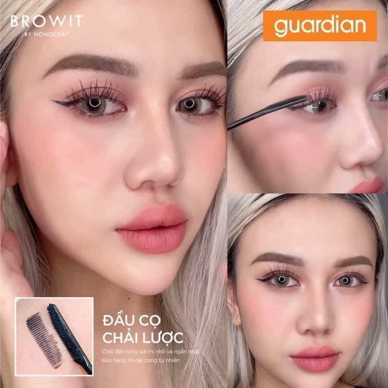 CHUỐT MI CHỐNG NƯỚC BROWIT BY NONGCHAT MASCARA