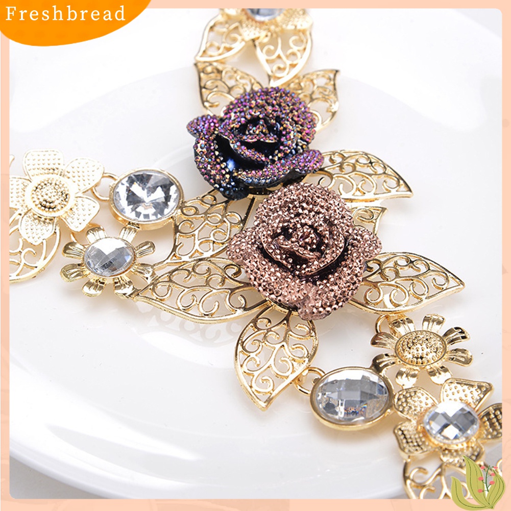 Bộ Đồ Thời Trang Thiết Kế Dễ Thương Cá Tính| Bộ Vòng cổ + Bông Tai HìNh Lá ĐíNh Đá Xinh XắN